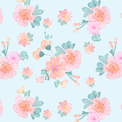 Picnic Bouquets in Blue