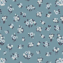 Frosty Flora in Winter Blue