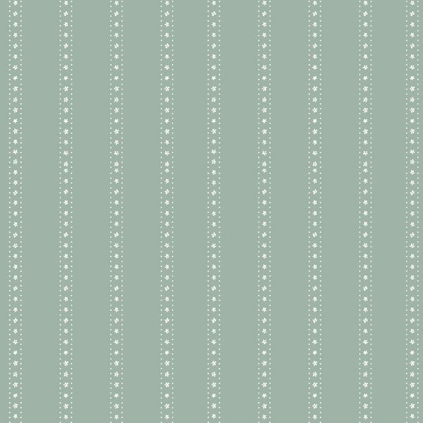 Garden Stripe in Lichen Green