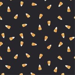 Scattered Candy Corn in Charcoal