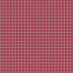 Plaid in Burgundy