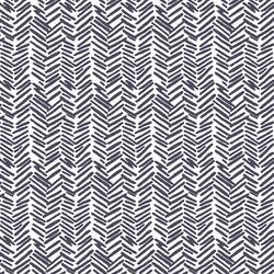 Feathered Herringbone in Ink