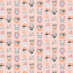 Little Easter Cats in Pink