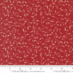 Golden Vines in Crimson