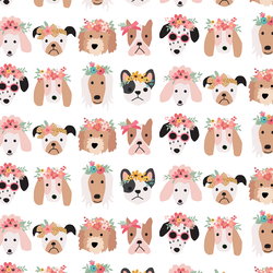 Flower Pups in Boho
