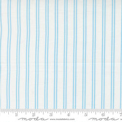 Stitch Stripe in Cream Sky