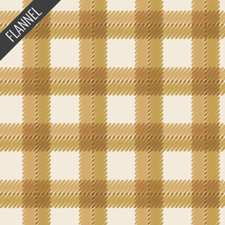 Scribbly Plaid Flannel in Gold