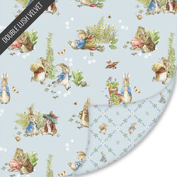 Peter Rabbit and Benjamin Bunny Double Lush Velvet