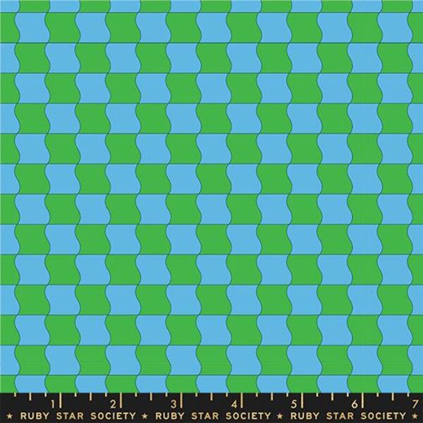 Wavy Check in Verdant