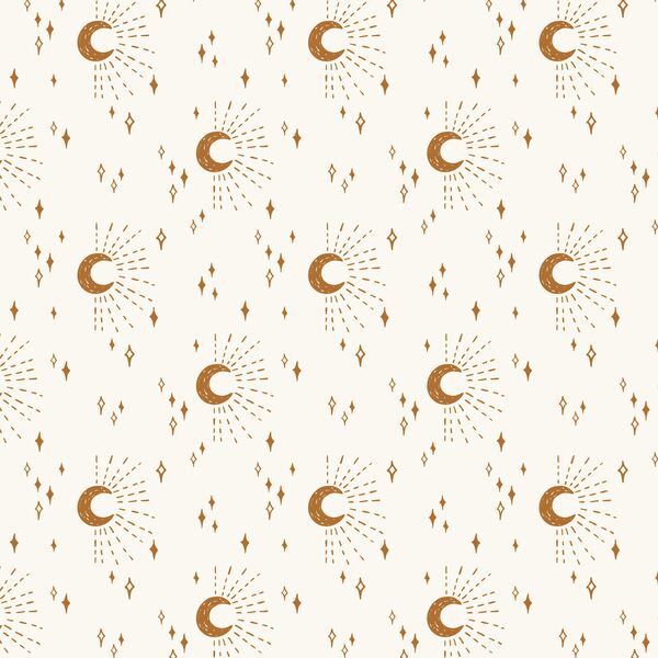 Moon Craft in Gold on Alabaster