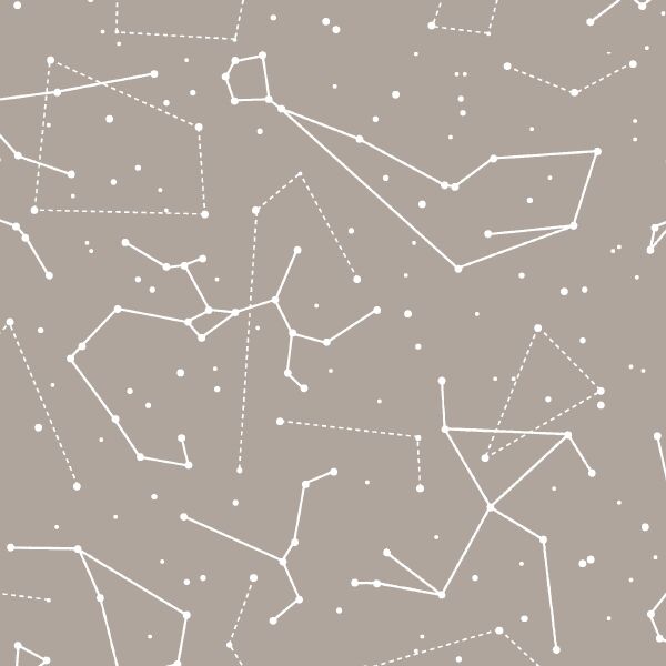 Star Charts in Taupe