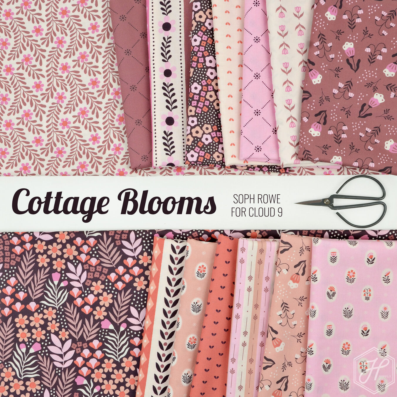 Cottage Blooms Poster Image