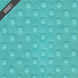 Minky Dimple Dot in Seafoam