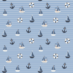 Little Sailor in Cerulean Blue