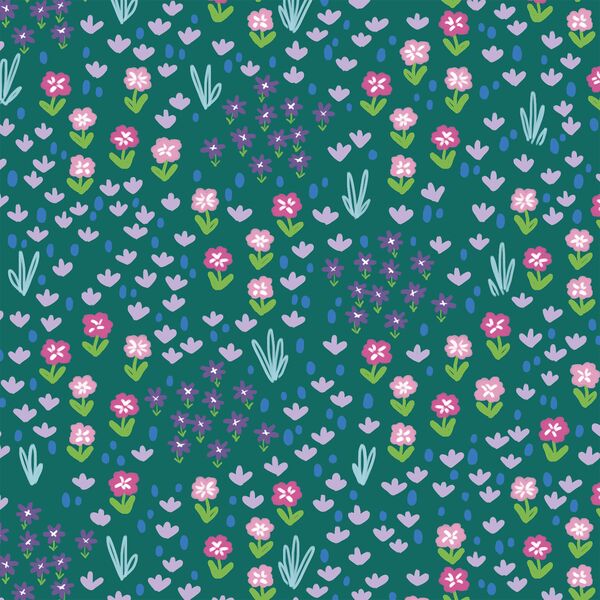 Flower Field in Emerald