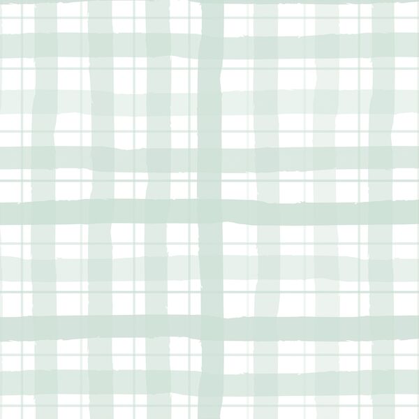 Large Gingham in Icy