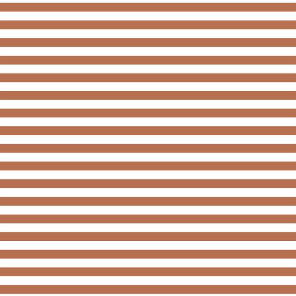 Horizontal Dress Stripe in Terracotta