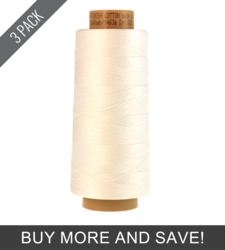 Muslin (9140-0778) - Silk Finish Cotton 40wt - 1600 Yards (3 Pack)
