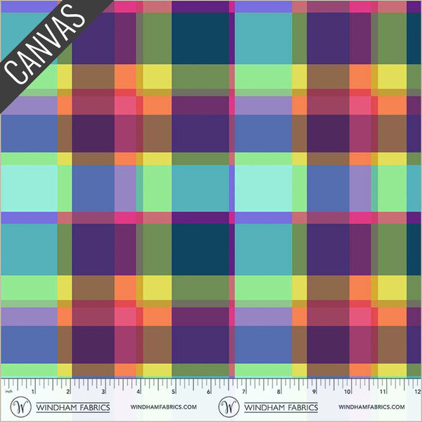 Summer Plaid Canvas in Multi