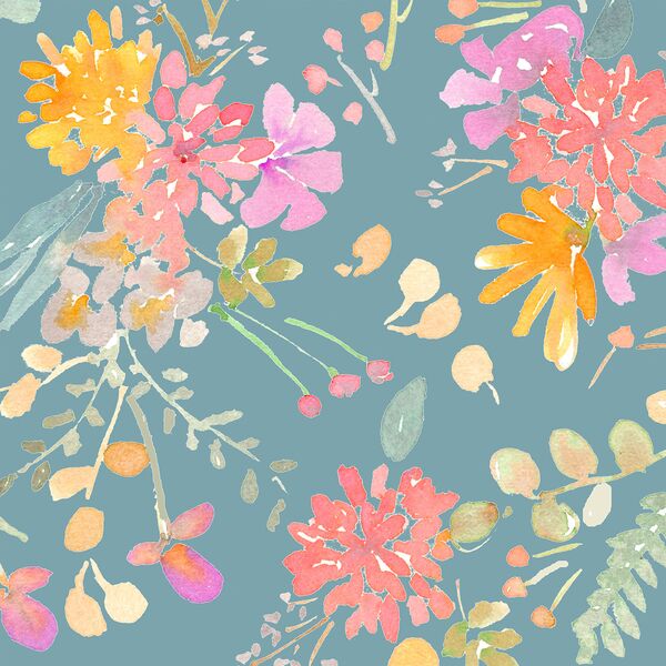 Fall Floral in Celeste