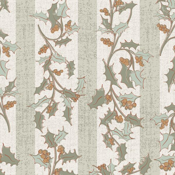 Holly Stripe in Vintage White