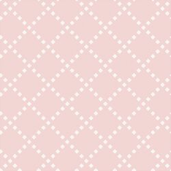 Whimsy Grid in Baby Pink
