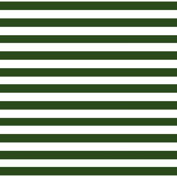 Thick Stripe in Holly Green