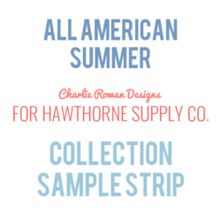 All American Summer Sample Strip