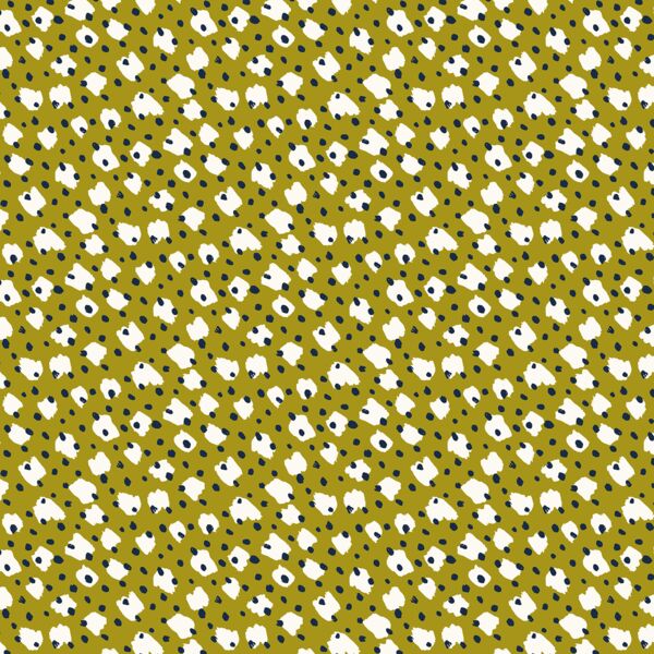 Serpentine Dot in Citron Green