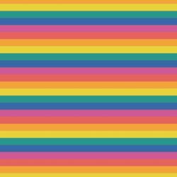 Little Look Lively Stripe in Rainbow Bright