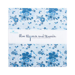 Blue Blooms and Threads 10" Square Pack
