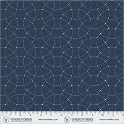 Intersecting Circles in Navy
