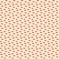 Stitch in Maple Brown on Warm Cream