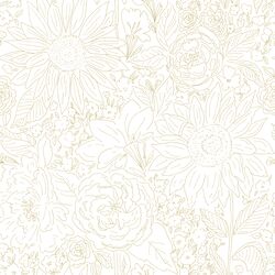 Paperie in Chamomile on White