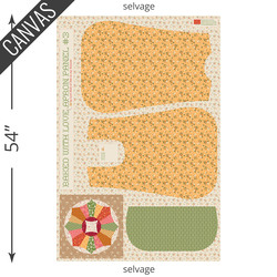 Home Decor Canvas Apron Panel in 3