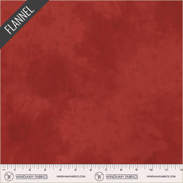 Palette Flannel in Barn Red