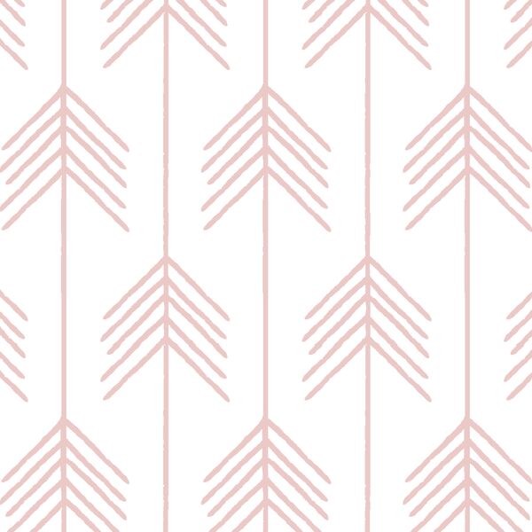 Vanes in Blush on White
