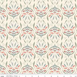 Damask in Cream