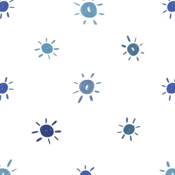 Dotted Sunshine in Blue Sky