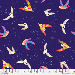 Midnight Owls in Violet