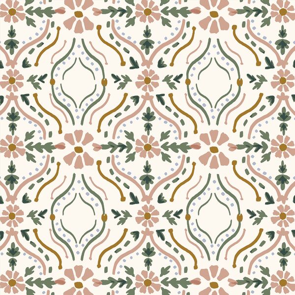 Painted Damask in Cloud
