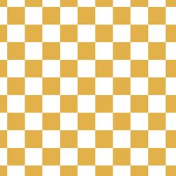 Garden Checkerboard in Daisy Yellow