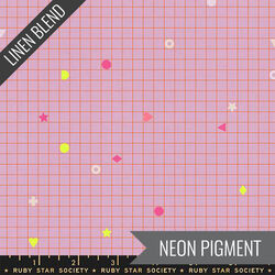 Power Grid Linen in Wisteria Neon