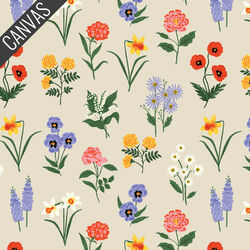Garden Study Petite Canvas in Cream