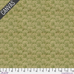 Green Tiny Print Canvas in Green