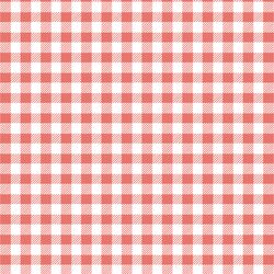 Small Buffalo Plaid in Living Coral