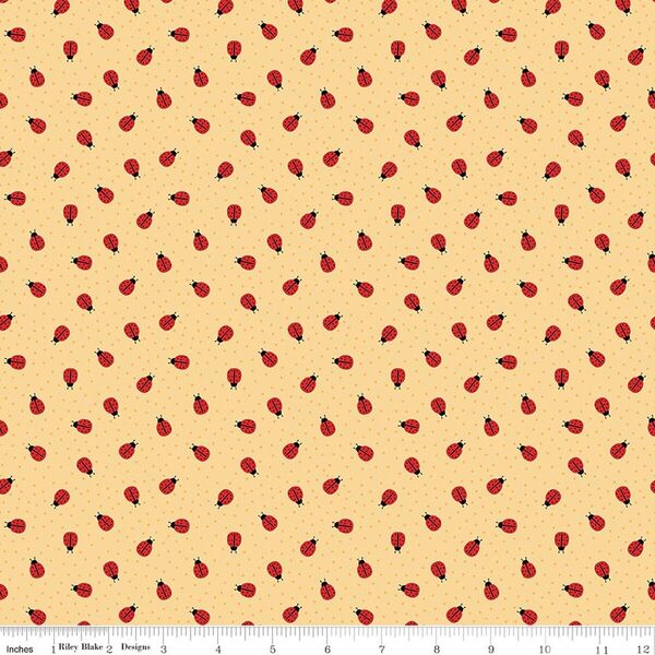 Ladybugs in Yellow