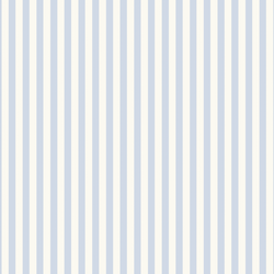 Vertical Spring Stripe in Pond Blue
