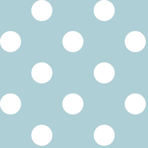 Jumbo Dot in Powder Blue