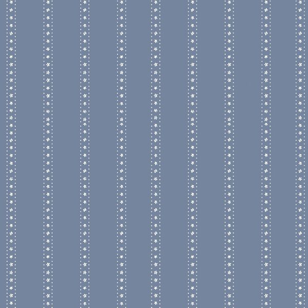 Garden Stripe in Slate Blue